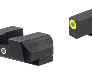 AmeriGlo GL5301 i-Dot Sight set for Glock  Black | Green Tritium with Lumigreen Outline Front Sight Green Tritium i-Dot Rear Sight
