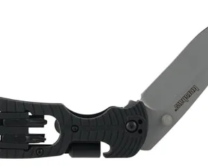 Kershaw 1920 Select Fire  Folding 8Cr13MoV SS 7.60" Long Plain Blade Black Glass-Filled Nylon Handle