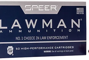 Speer 53653 Lawman  45 ACP 230 gr Total Metal Jacket Flat Nose 50 Per Box/ 20 Case