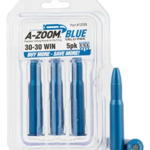 A-Zoom 12329 Blue Snap Caps Rifle 30-30 Win Aluminum 5 Pack