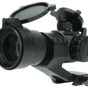 TacFire RD004 RD004 Red Dots Black Anodized 1x30mm 2MOA Red/Green Dual Illuminated Dot Reticle