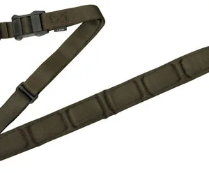 Magpul MAG545-RGR MS1 Sling 1.25"-1.88" W x 48"- 60" L Padded Two-Point Ranger Green for Rifle