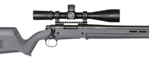 Magpul MAG495-GRY Hunter 700 Stock Fixed with Aluminum Bedding & Adjustable Comb Stealth Gray Synthetic for Remington 700 SA