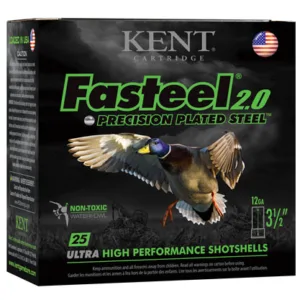 Kent Cartridge K1235FS404 Fasteel 2.0  12 Gauge 3.50" 1 3/8 oz 4 Shot 25 Per Box/ 10 Cs