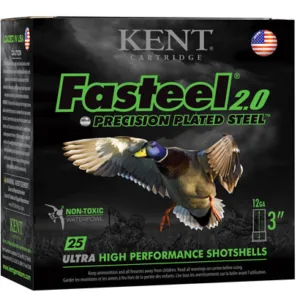 Kent Cartridge K123FS361 Fasteel 2.0  12 Gauge 3" 1 1/4 oz 1 Shot 25 Per Box/ 10 Cs