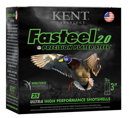 Kent Cartridge K123FS361 Fasteel 2.0 12 Gauge 3" 1 1/4 oz 1 Shot 25 Per Box/ 10 Cs