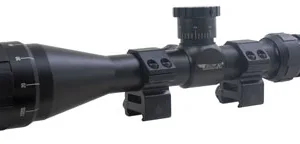 BSA 2239X40AOW Sweet 22 with Matte Black Finish, 3-9x 40mmAO, 30/30 Duplex Reticle, 1" Tube, 25 MOA Adj Size & Dovetail Mount Type Includes Rings