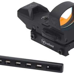 Firefield FF26022 Impact  Matte Black 1x 33x23mm Multi Reticle Red Dot