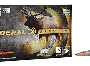 Federal P3006AD Premium  30-06 Springfield 165 gr Nosler Partition 20 Per Box/ 10 Cs