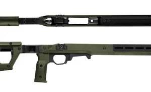 Magpul MAG997-ODG Pro 700 Stock Fixed w/Aluminum Bedding OD Green Synthetic for Remington 700 SA