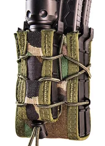 High Speed Gear 112RP0MC TACO X2RP Mag Pouch Double MultiCam Nylon MOLLE Compatible w/ Rifle Compatible w/ Pistol