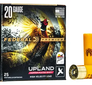 Federal PF2044 Premium Wing-Shok Pheasant Forever High Velocity 20 Gauge 2.75" 1 oz 4 Shot 25 Per Box/ 10 Cs