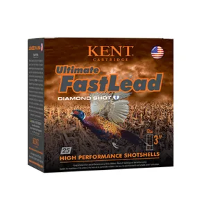Kent Cartridge K123UFL506 Ultimate Fast Lead 12 Gauge 3" 1 3/4 oz 6 Shot 25 Per Box/ 10 Cs