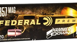 Federal LG3571 Premium HammerDown 357 Mag 170 gr Bonded Hollow Point 20 Per Box/ 10 Cs