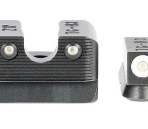TruGlo TG231Z1W Tritium Pro  Black | Green Tritium White Outline Front Sight Green Tritium Rear Sight