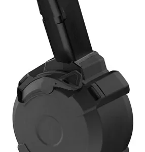 Magpul MAG1137-BLK PMAG D-50 GL9-PCC 50rd Drum 9mm Luger, Black Polymer, Glock Style, Fits Post PCC (NOT B&T GHM9 & KelTec Sub 2000)
