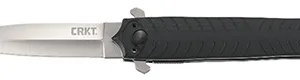 CRKT 2265 Xolotl  3.64" Folding Spear Point Plain Satin 4116 Stainless Steel Blade/Black G10 Handle Includes Pocket Clip