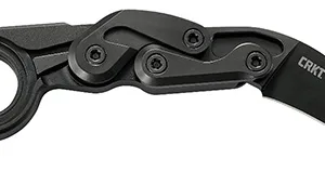 CRKT 4042 Provoke First Responder 2.41" Folding Plain Black TiN D2 Steel Blade/Black Aluminum Handle Includes Sheath