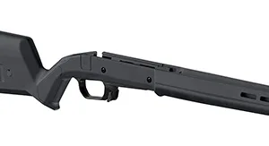 Magpul MAG1069-GRY-RT Hunter 110  Stock Fixed with Aluminum Bedding & Adjustable Comb Gray Synthetic for Savage 110 Short Action Right Hand
