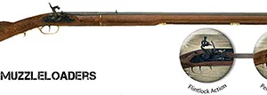 Traditions R2010 Kentucky Rifle  50 Cal Flintlock 33.50" Color Case/ Hardened Walnut