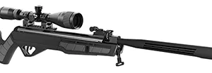 Crosman CMU7SXS Mag-Fire Ultra Nitrogen Piston 177 12rd Shot Black Black Fixed All Weather Stock Scope 3-9x40mm AO