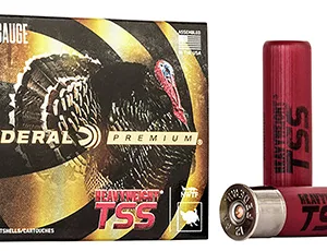 Federal PTSSX191F9 Premium Turkey Heavyweight TSS 12 Gauge 3.50" 2 1/4 oz Tungsten 9 Shot 5 Per Box/ 50 Cs