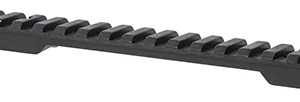 Talley PL0258725 Savage Picatinny Rail  Black Anodized Long Action 0 MOA