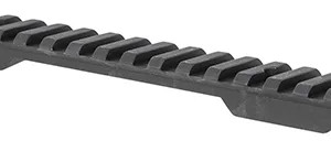 Talley PS0258725 Savage Picatinny Rail  Black Anodized Short Action 0 MOA