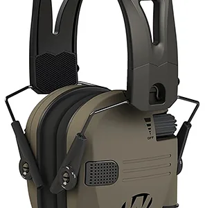 Walker's GWPRSEMRHFDE Razor Slim Electronic Muff 23 dB Over the Head Flat Dark Earth/Black Polymer