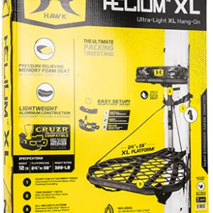 Hawk HWKHF2021 Helium XL Hang-On Gray Powder-Coating Aluminum 24" x 30"