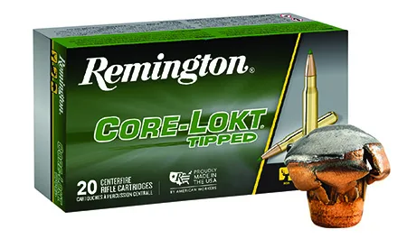 REMINGTON Ammunition 29041 Core-lokt Tipped 308 Win 180 Gr Core Lokt Tipped 20 Per Box/ 10 Cs