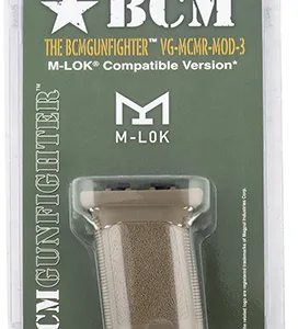 BCM VGMCMRMOD3FDE BCMGunfighter Grip Mod 3 Made of Polymer With Flat Dark Earth Aggressive Textured Finish for M-Lok Rail