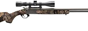 Traditions CR5841104416 NitroFire  50 Cal 209 Primer 26" Gray Cerakote Rec/Barrel with VAPR Twist Mossy Oak Break Up Country Synthetic Stock Includes 3-9x40mm Scope
