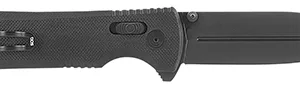 S.O.G SOG12610557 Pentagon XR LTE 3.60" Folding Spear Point Graphite TiNi Cryo CTS XHP Blade/Black G10 Handle Includes Belt Clip