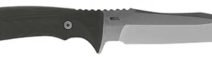 S.O.G SOG-UF1001-B Pillar  5" Fixed Clip Point Plain Stonewashed S35VN SS Blade Black Canvas Micarta Handle Includes Sheath