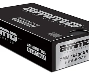 Ammo Inc 7MM154SSTA20 Signature  7mm Rem Mag 154 gr Super Shock Tip 20 Per Box/ 10 Cs