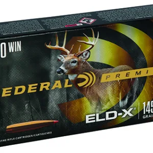 Federal P270ELDX1 Premium ELD-X 270 Win 145 gr Extremely Low Drag eXpanding 20 Per Box/ 10 Cs
