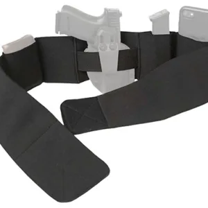 Blackhawk 60SB02BK Stache N.A.C.H.O. Belly Band Medium Black Elastic Handgun