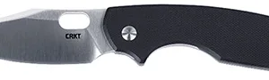 CRKT 5321 Pilar IV 3.09" Folding Plain Satin D2 Steel Blade/Black/SS G10/SS Handle Includes Pocket Clip