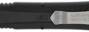 Smith & Wesson Knives 1181878 M&P  3.50" Folding Dagger Plain Satin AUS-8A SS Blade 5.16" Black Includes Pocket Clip