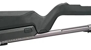 Tactical Solutions TDCGMGBBLK X-Ring Takedown Barrel and Stock Combo 22 LR 16.50" Gunmetal Gray Fluted & Threaded with Fiber Optic Sight, Black Magpul Backpacker Stock Fits Ruger 10/22 Takedown
