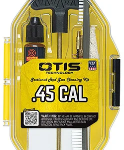 Otis FGSRS45 .45 Cal Cleaning Kit For Pistol .45 Cal Black Compact Soft Pack Case