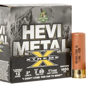 HEVI-Shot HS38188   12 Gauge 3" BB Shot 25 Per Box/ 10 Cs