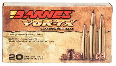 BARNES Bullets 30815 Vor-tx Rifle 6.5 Creedmoor 120 Gr Tipped Tsx Boat Tail 20 Per Box/ 10 Case