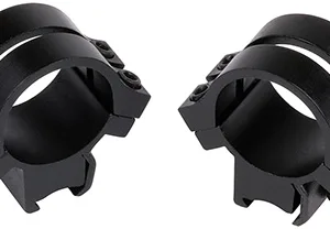 Weaver Mounts 49053 Quad Lock Detachable Tip-Off Rings  Black 1"