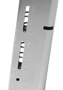 Wilson Combat 500CHD ETM  Stainless Detachable with Lo-Profile Steel Floor Plate 8rd for 45 ACP +P Wilson Combat 1911 Elite Tactical