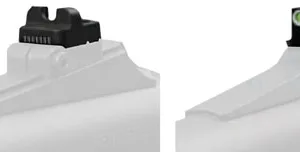 TruGlo TG231R1W Tritium Pro  Black | Green Tritium White Outline Front Sight Green Tritium Rear Sight