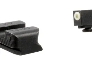 TruGlo TG231W1W Tritium Pro  Black | Green Tritium White Outline Front Sight Green Tritium Rear Sight