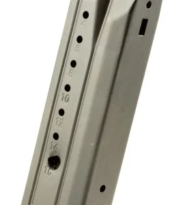 ProMag RUGA36 Standard  Blued Steel Detachable 15rd 9mm Luger for Ruger SR