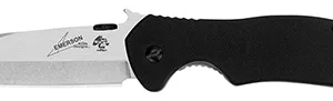 Kershaw 6034T CQC 7K 3.25" Folding American Tanto Plain Satin/Stonewashed 8Cr14MoV SS Blade Bead Blasted/Black G10/SS Handle Includes Pocket Clip